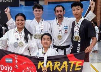 Los Tabossi se trajeron medallas desde Bogotá