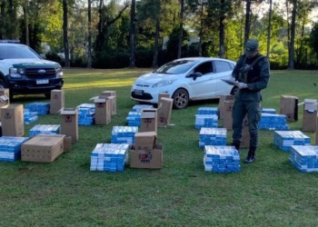 Incautaron cigarrillos de contrabando valuados en 57 millones de pesos