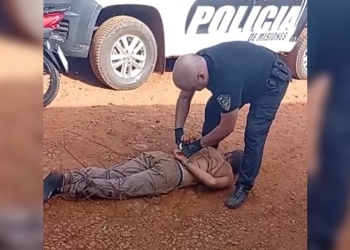 Vecinos de Iguazú sujetaron con cables a un ladrón hasta que llegó la Policía