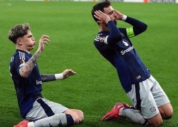 El Manchester United del argentino Garnacho goleó a Athletic Club en Bilbao