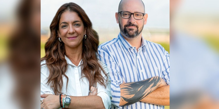 JIMÉNEZ Y CIEJOVICZ. Encabezan un sublema “con ADN peronista”, dicen.