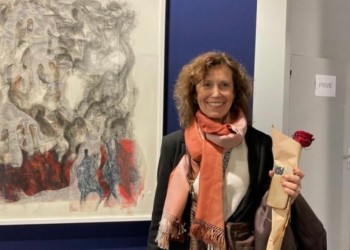 La artista María Nathan expone por primera vez en Posadas