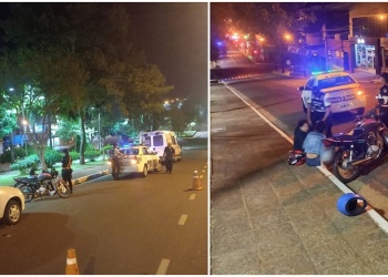 Oberá: motociclista alcoholizada chocó contra un auto estacionado