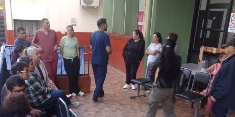 ELDORADO. Trabajadores estatales de salud adhirieron al paro convocado por la CTA hasta este miércoles.