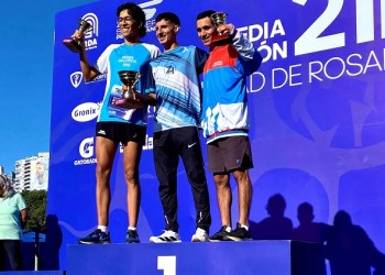 Atletismo: Agustín Da Silva hizo podio en Rosario