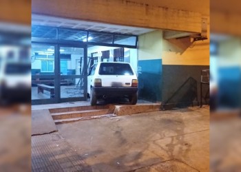 Oberá: chocó y terminó dentro de la antigua guardia del SAMIC