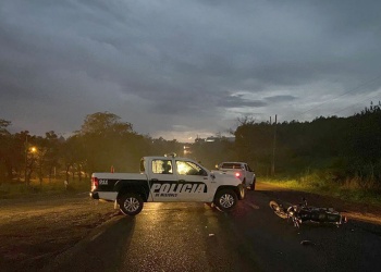 Dos motociclistas heridos tras choque en la ruta 12