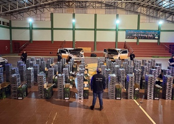 Interceptan en San Pedro millonario cargamento de cigarrillos de contrabando