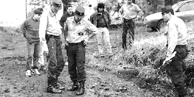 El lugar donde Maciel cayó casi sin vida, frente al club SMATA. Horas después fallecería en el hospital