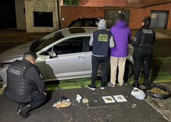 Detuvieron a dos jóvenes con marihuana valuada en más de cinco millones de pesos en Posadas