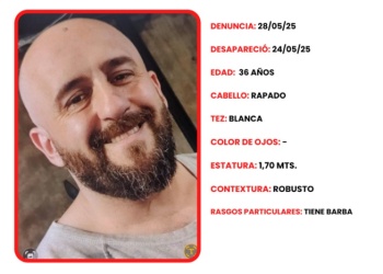 Buscan un hombre que se ausentó de su domicilio en Garupá