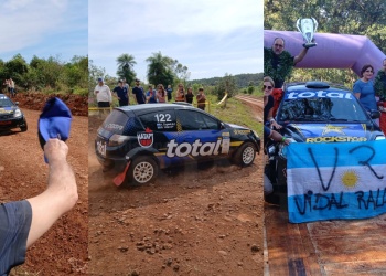 Persevera y triunfarás: Gabriel Vidal Rodríguez se llevó la tercera del Rally Misionero