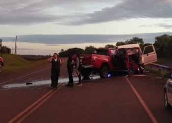 Chocaron dos camionetas en Apóstoles y murió un septuagenario