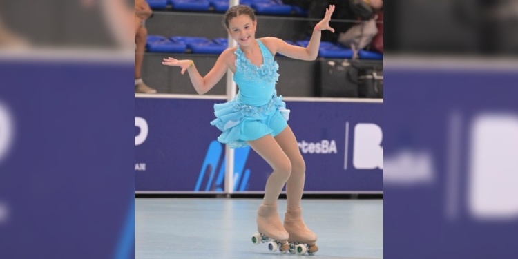EN CORDOBA. Paula Romero Zárate, es una de las tres patinadoras del Club Alemán que dirán presentes en Río Segundo.