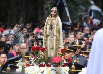 Este domingo se realiza la peregrinación a la Virgen de Fátima con nuevo recorrido