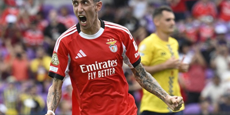 EL ÁNGEL DEL GOL. Di María será titular hoy en el Benfica, ante el Chelsea.