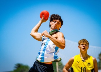 Argentina, séptima en el Mundial juvenil de beach handball con el misionero Mattje