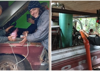 Construyó un auto “a basura” y planea recorrer la provincia con combustible sustentable
