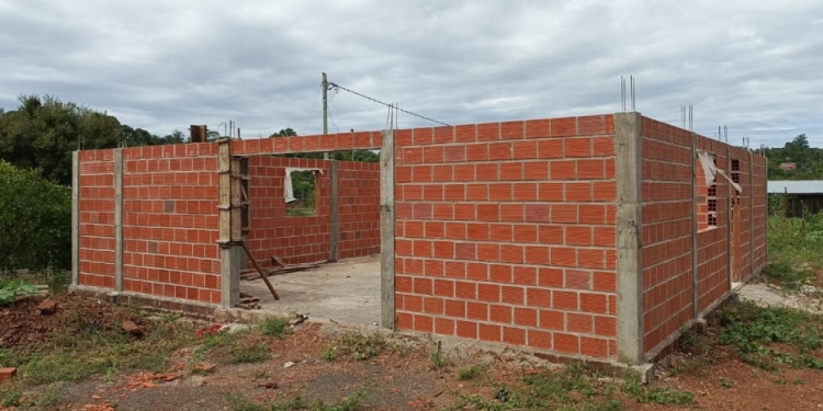 PASO A PASO. El proyecto del Centro Pastoral muestra un importante avance. Ahora resta el cerramiento.
