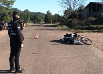 Dos motociclistas hospitalizados tras un choque en la Ruta Costera 2