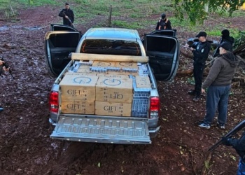 Frenan contrabando millonario en Misiones: persecución, evasión y una Hilux robada