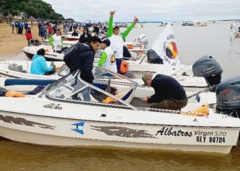 Equipos de Misiones en el podio de la Fiesta de la Boga y el Pacú