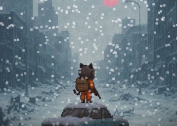 El “Gatonauta”: crearon un juego inspirado en El Eternauta con un gatito protagonista