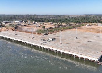 Ituzaingó inauguró su nuevo puerto, el más grande del norte argentino