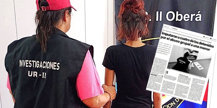 SUMÓ OTRA CAUSA. La única detenida y según el fiscal, debe ser investigada por tenencia de archivos MASI en su celular.