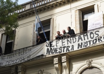 Tensión y desalojo en el Instituto Juan Domingo Perón: detuvieron a Juan Grabois