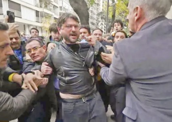 Liberaron a Juan Grabois tras ser detenido por la protesta en el Instituto Perón