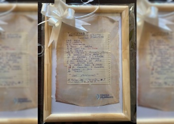 Donó una receta de locro y recibió el beneplácito de Oberá