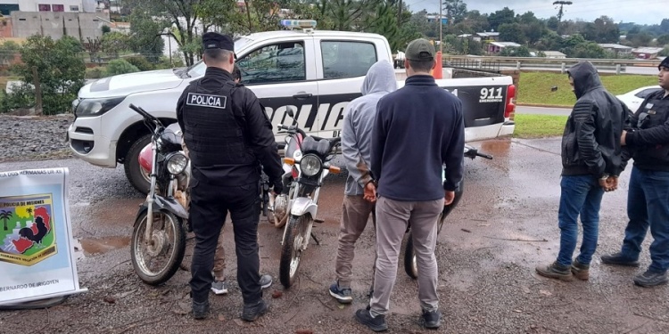 PERSECUCIÓN Y CAPTURA. En todos los casos los motociclistas intentaron eludir controles y se dieron a la fuga.