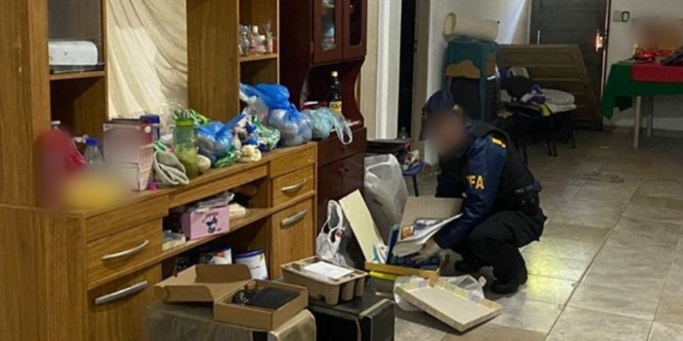 MATERIAL SECUESTRADO. Es de vital importancia en la investigación.