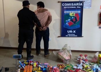 Capturan a ladrón cargando una pata de carne de 30 kilogramos