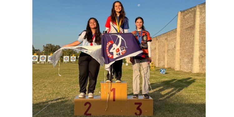 EN EL PODIO. Isabella se subió a lo más alto en Rosario, el último finde.