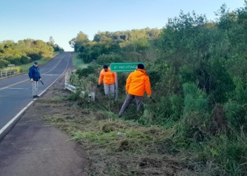 Realizan tareas de mantenimiento en las banquinas de rutas provinciales