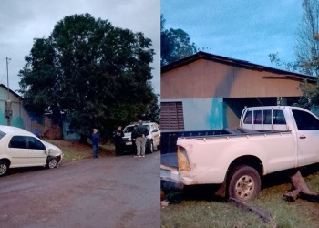 Chocó un auto estacionado y se dio a la fuga en Leandro N. Alem