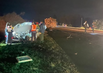 Otro accidente fatal en San Vicente: un muerto tras choque  entre una camioneta y camión