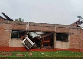 Temporal afectó la sede de la Asociación de Guías de Iguazú: “El techo completo se vino abajo”