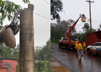 “Ráfagas muy fuertes y de corta duración”: sectores del norte misionero siguen sin luz