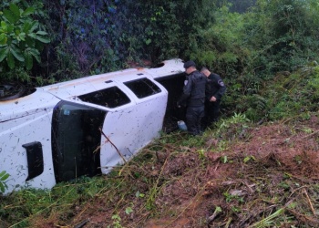Un hombre lesionado tras despistar sobre ruta 14 en Dos de Mayo