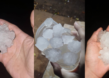 Tormenta e intensa granizada afectó a localidades de Misiones durante la madrugada