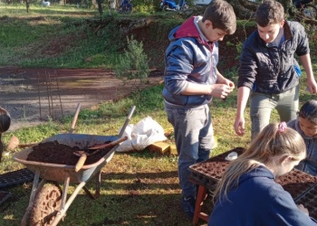 Silencioso trabajo de una fundación que acompaña con donaciones y huerta