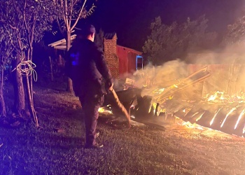 Se incendió una vivienda en zona rural de Panambí