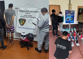 Robos en cadena en Posadas: cuatro detenidos y objetos secuestrados