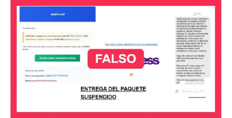 Alerta estafas: su paquete "no pudo ser entregado" - Primera Edición