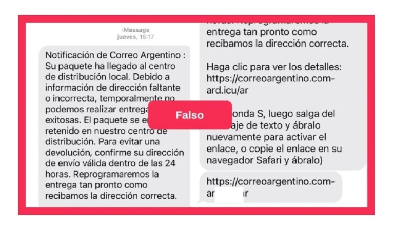 Alerta estafas: su paquete "no pudo ser entregado" - Primera Edición