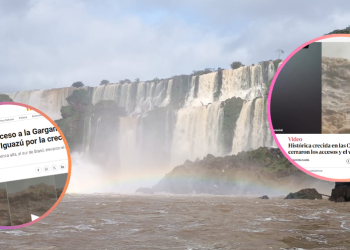 Es falso que las Cataratas del Iguazú están cerradas: el video que circula es de 2014