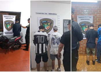 En pocas horas, operativo cerrojo en Jardín América detuvo a cinco personas